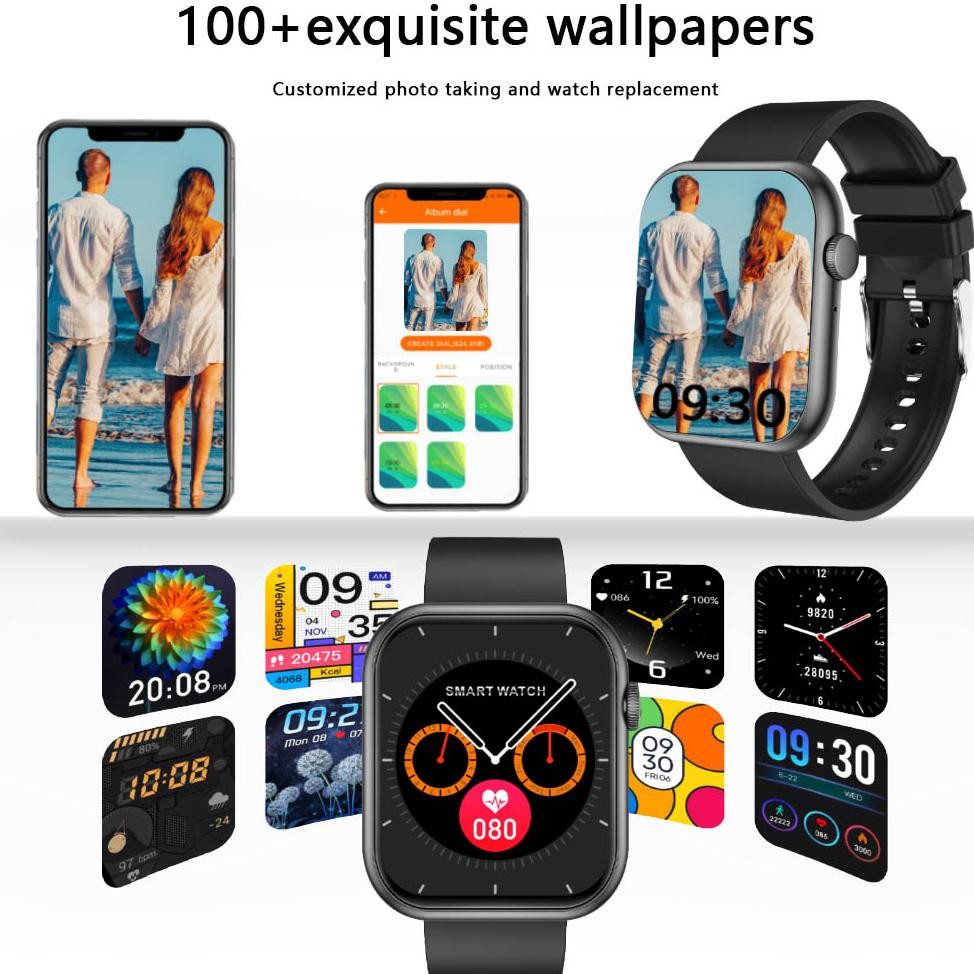 vb-8 [100% Original] Samsung SmartWatch 9 pro Smartwatch Wanita / Pria 38mm-45mm Olahraga Tahan Air 