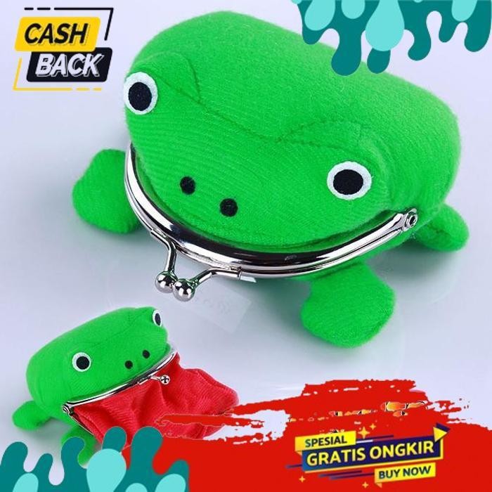 NEW ARRIVAL DOKO DOMPET KODOK NARUTO KATAK FROG DOMPET KOIN WALLET PURSE COIN ANIME ECOS