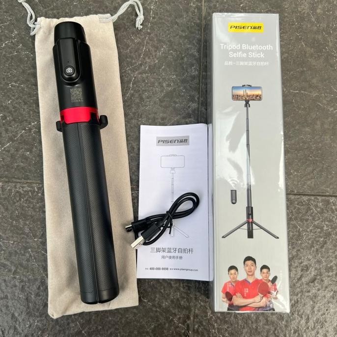 BlitzWolf BW BS10 Plus Tongsis Selfie Stick Tripod Remote Bluetooth