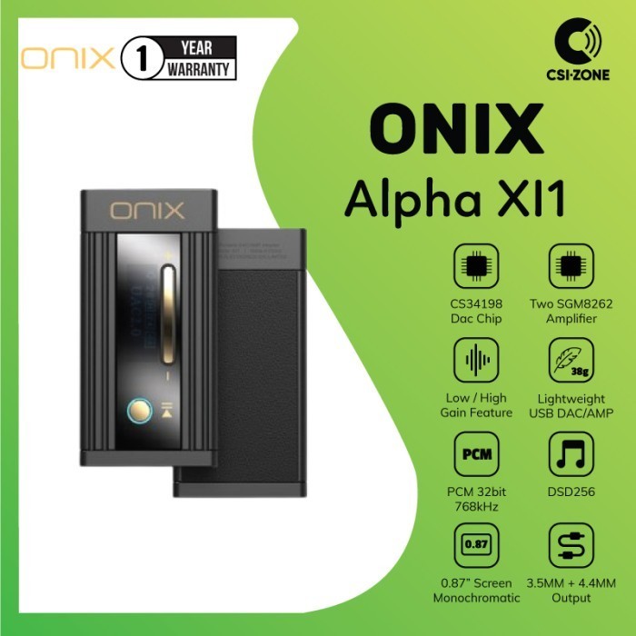 ONIX Alpha XI1 Portable CS43198 USB DAC / AMP