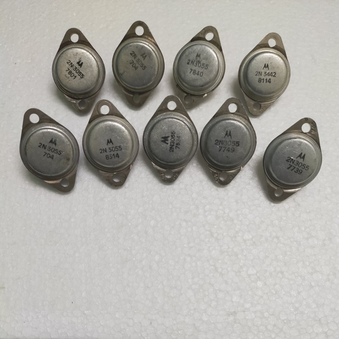 2N3055 Transistor Jengkol Motorola Original - USA (body tipis) 2