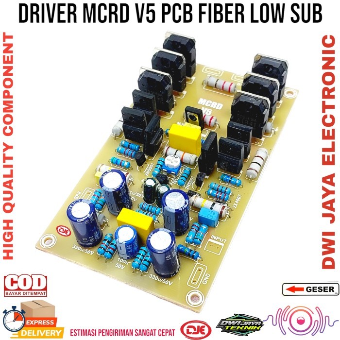 Kit Driver Amplifier MCRD V5 PCB Fiber