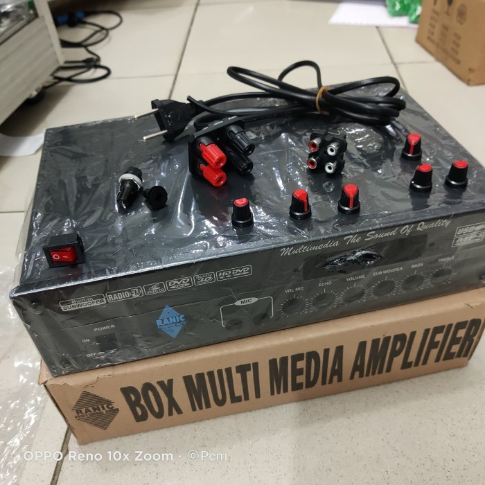 asesoris plus kit box besi amplifier dragon ranic multimedia