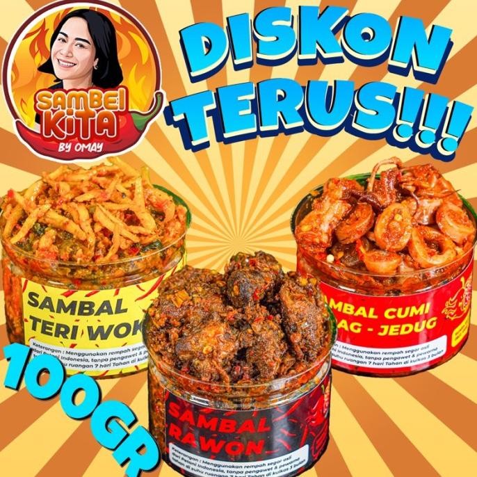 

PAKET KOMPLIT SAMBEL OMAY FARIDA NURHAN ISI 3 VARIANT VIRAALL TERI WOKU CUMI JEDUG DAN RAWON