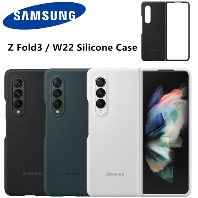 Case Untuk Samsung Galaxy Z Fold 3 Z Fold3 Silicone Full Cover Soft