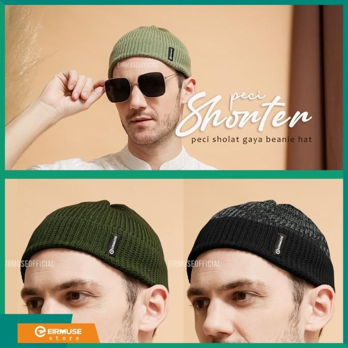 Now Trending Shorter Beanie By Eirmuse Kupluk Pria Keren Bisa Untuk Peci Sholat