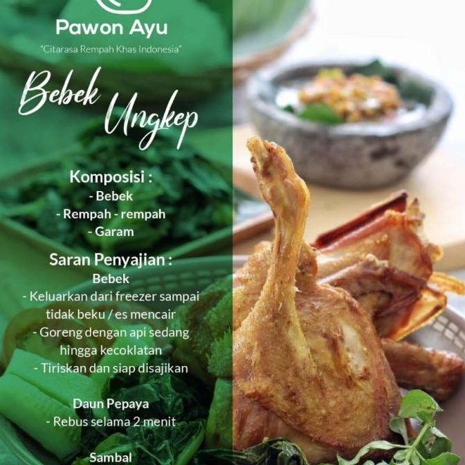 

Bebek Ungkep frozen (Pawon Ayu) 1 Ekor)