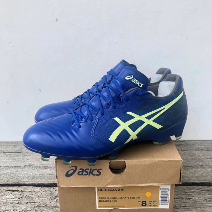 SEPATU BOLA-SEPATU BOLA ASICS ULTREZZA II FG BLUE - ORIGINAL