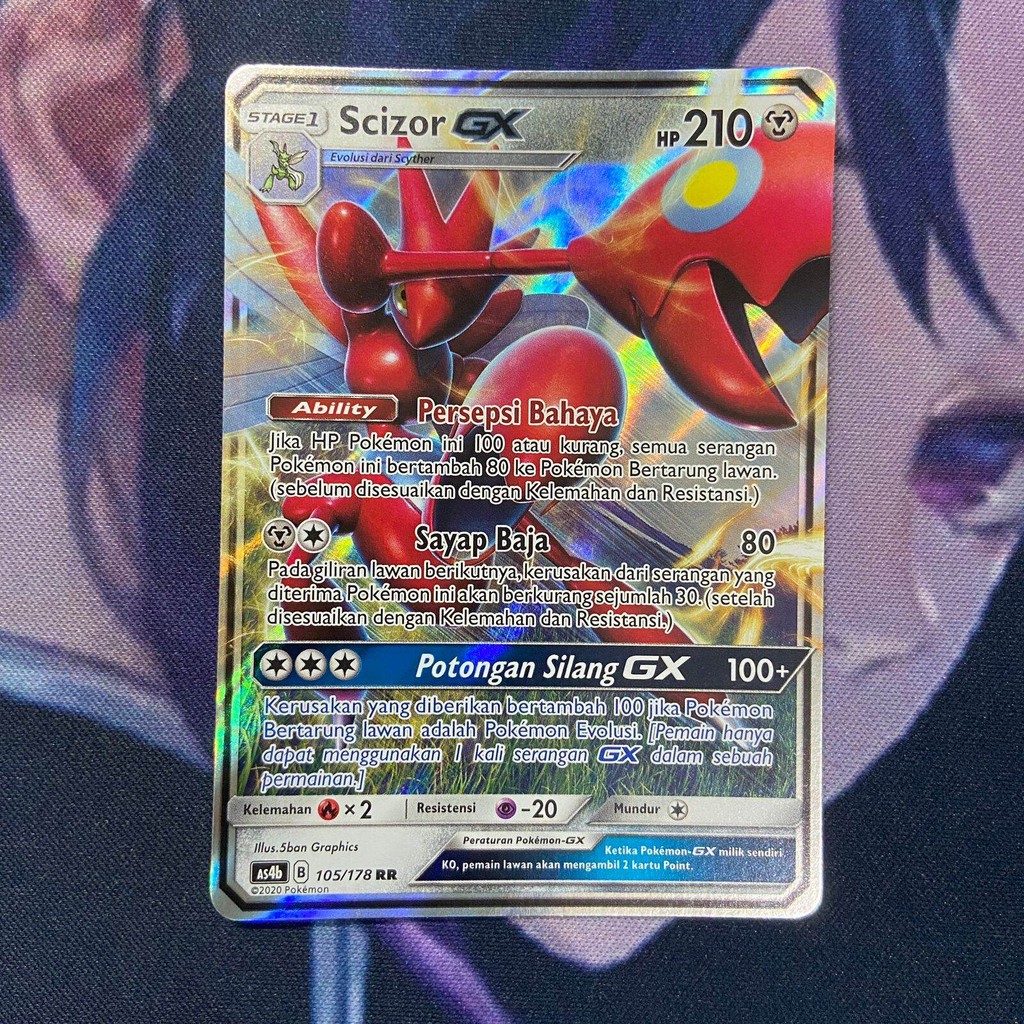 pokemon (ID) scizor gx - AS4b 105/178 - RR