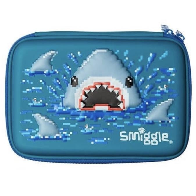 

SMIGGLE PENCIL CASE HARDTOP BEYOND SHARK KOTAK PENSIL SMIGGLE SHARK