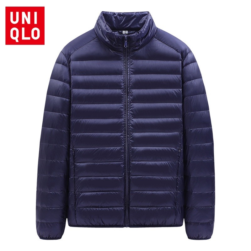 Uniqlo Ukuran Besar M-6XL Jaket tipis ringan pria musim dingin jaket tahan air tahan angin jaket bul