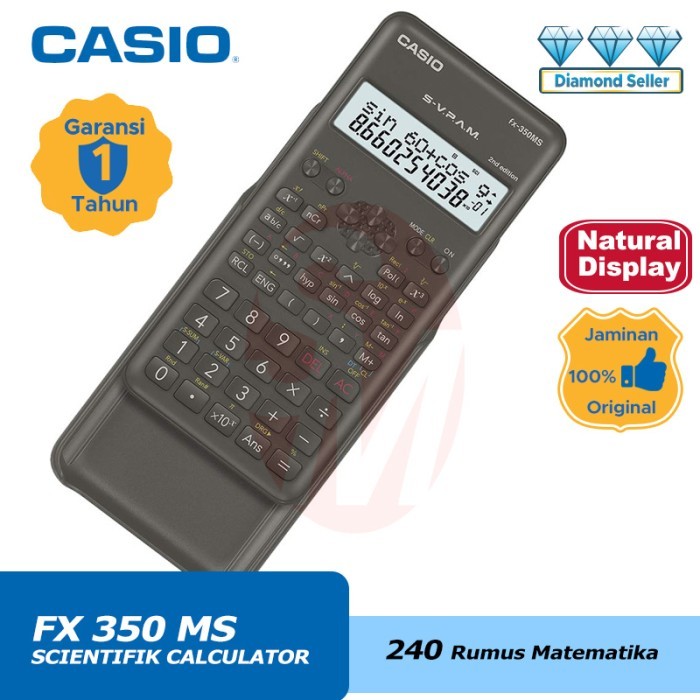

Casio Calculator FX 350 MS-2nd Edition