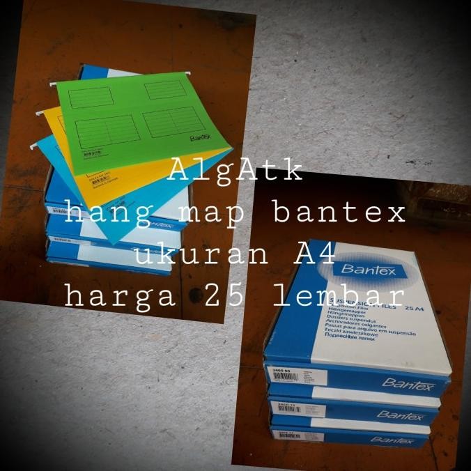 

SUSPENSION FILE HANG MAP BANTEX NO REF 3460 SIZE A4 ISI 25 LEMBAR. ORIGINAL DAN TERPERCAYA