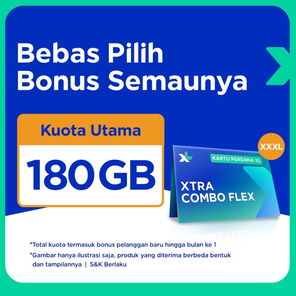Kekinian Kartu Perdana Xl Xtra Combo Flex Xxxl 1212