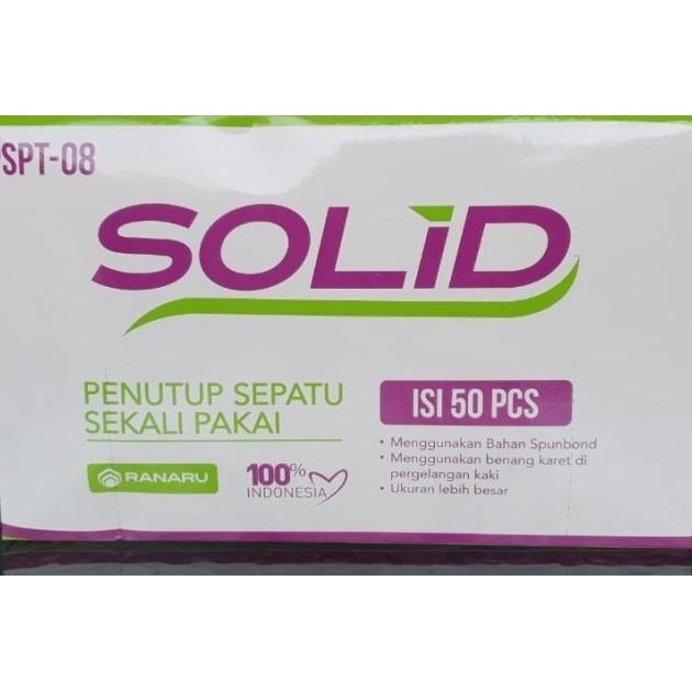 Sarung Medis Utup Sepatu Sensi Solid Shoe Shoes Cover Isi 50 | 25
