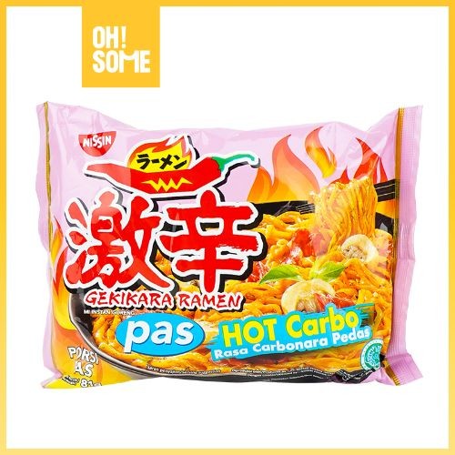 

OHSOME NISSIN GEKIKARA Ramen Pas Mie Goreng Instan Carbonara 81g