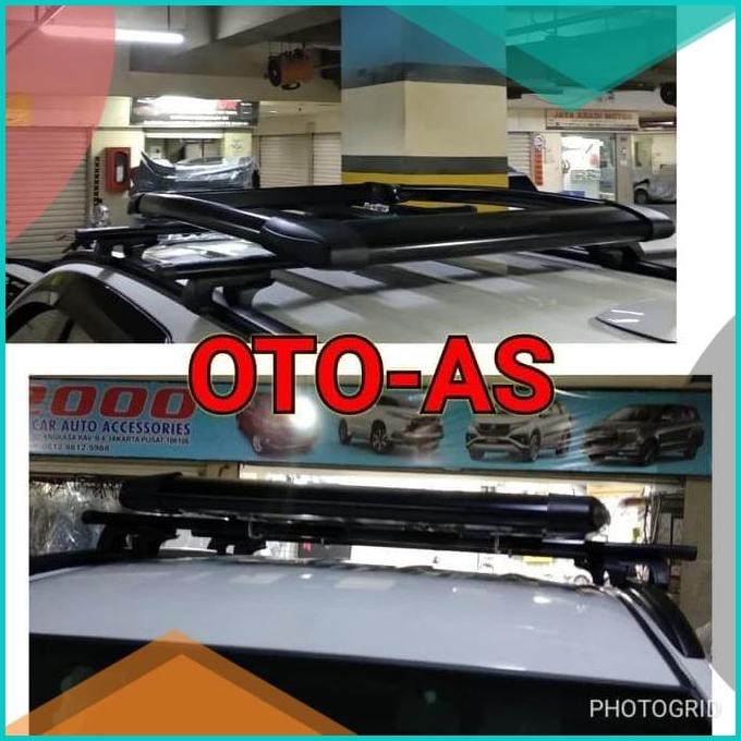 Roof rack bagasi atas mobil +cros bar all new pajero all fortuner 140