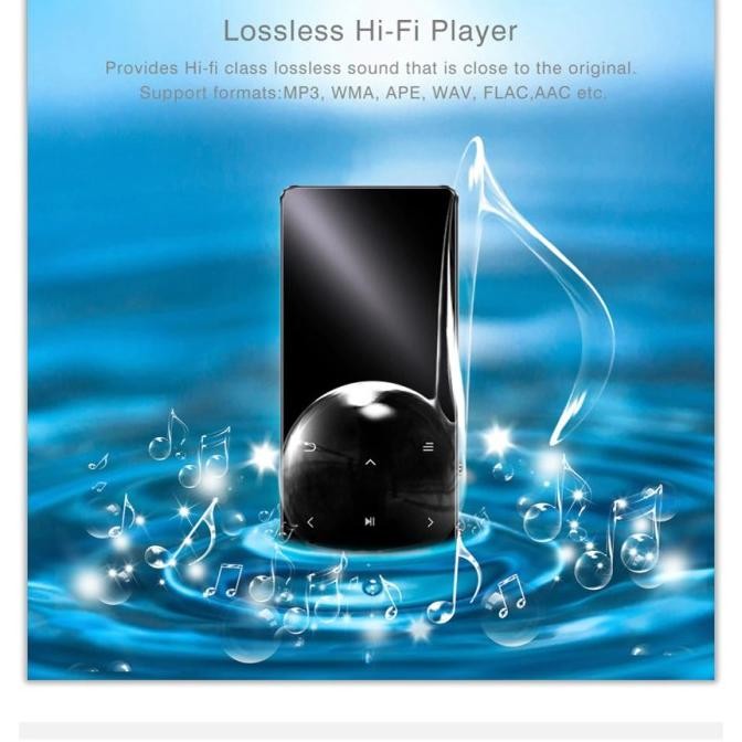 Dap Mp3 Player Digital Audio Player Bluetooth 8Gb - Redant X3