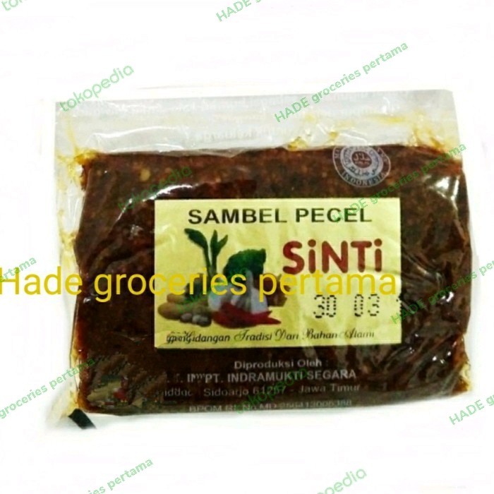 

Bya - Sinti Sambel Pecel 3Cs X100Gr Bumbu KacangGado Gado Sidoarjo