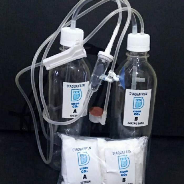 Prihatiwi - Cisod Co2 Diy D'Aquafrin Aquascape Fullset Botol Tabung & Bahan, Murah