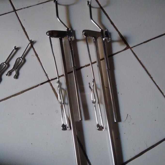 Cagak Pancing Stainless steel Model lipat2