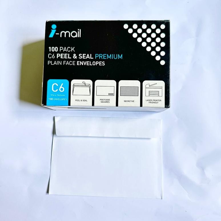 

Amplop Putih i-mail C6 Polos 114 x 162mm yang laris