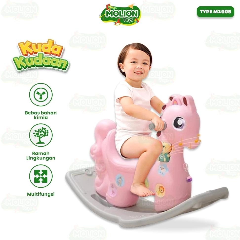 Baru Mainan Kuda Kudaan Anak Jungkat Jungkit Rocking Horse M1005 Berkualitas