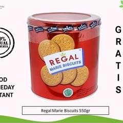 

Regal Marie Kaleng 550 Gram - Celan Biskuit Tinggi Protein