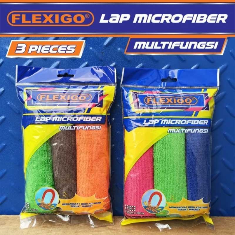Kain Lap Microfiber Mobil Dapur Packing Sterile Synott Serap Air *