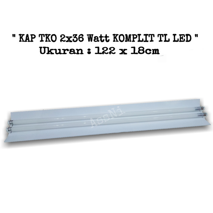 Terbaru Kap Lampu Tld Tko 2X36W Komplit Tl Led
