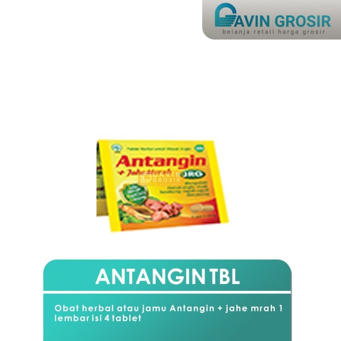 

Antangin Tablet Herbal +Jahe Merah untuk Masuk Angin