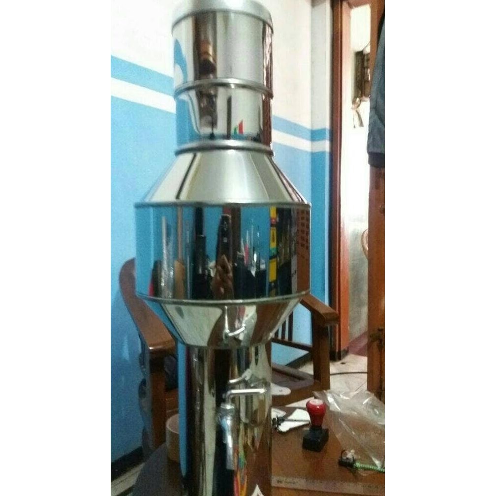 

BEBAS ONGKIR - OMBROMETER STAINLESS / Tabung Curah Hujan Stainless