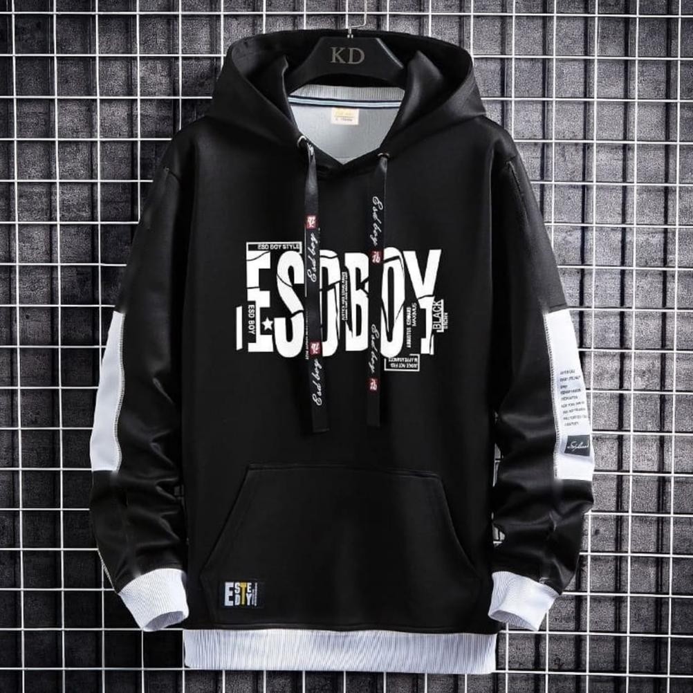 SWEATER ESDBOY / HOODIE ESOBOY JUMPER PRIA WANITA BAHAN FLEECE UKURAN S M L XL XXL XXXL