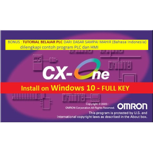 NEW SALE PLC Software Omron CX-ONE V4.4 Full