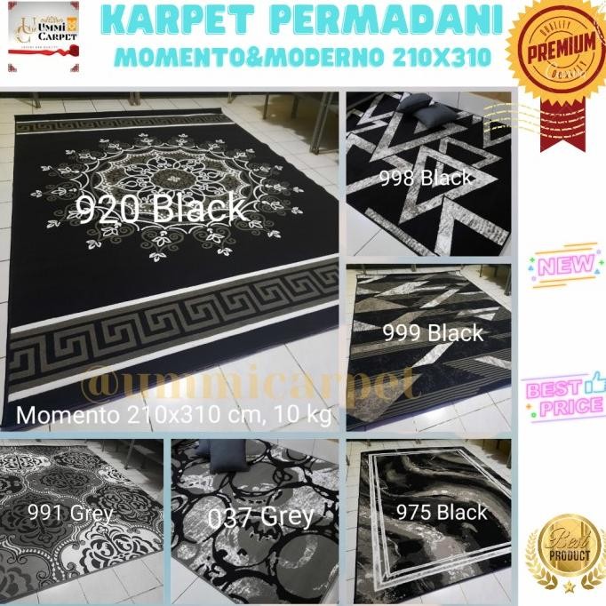 karpet lantai besar momento moderno 210x310