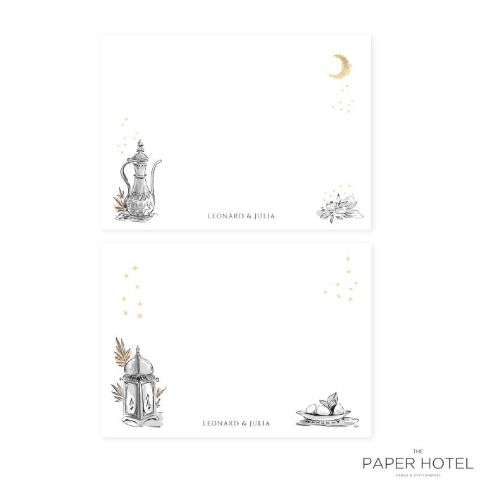 

Notecard - The Ramadan Night (Personalized Initials/ Name, 16pcs)