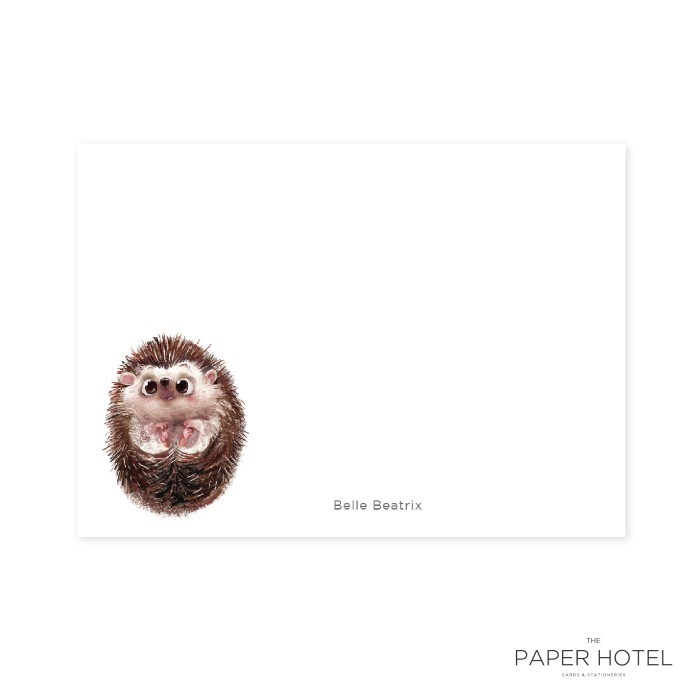 

Notecard - The Porcute-Pine (Personalized Initials/ Name, 16pcs)