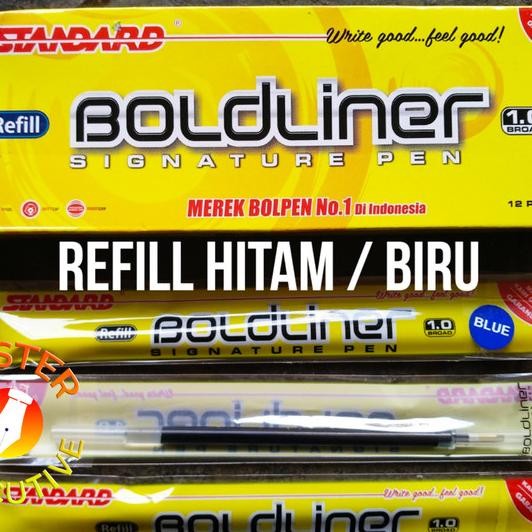 

[Pak] Refill Standard Boldliner Pro Bla / Blue 1.0