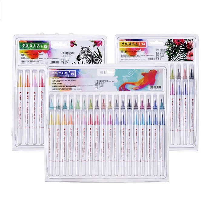 

T E R B A R U Syh Nwm Sta Sta3700 Pena Cat Air 122436 Warna Pack Soft Sika