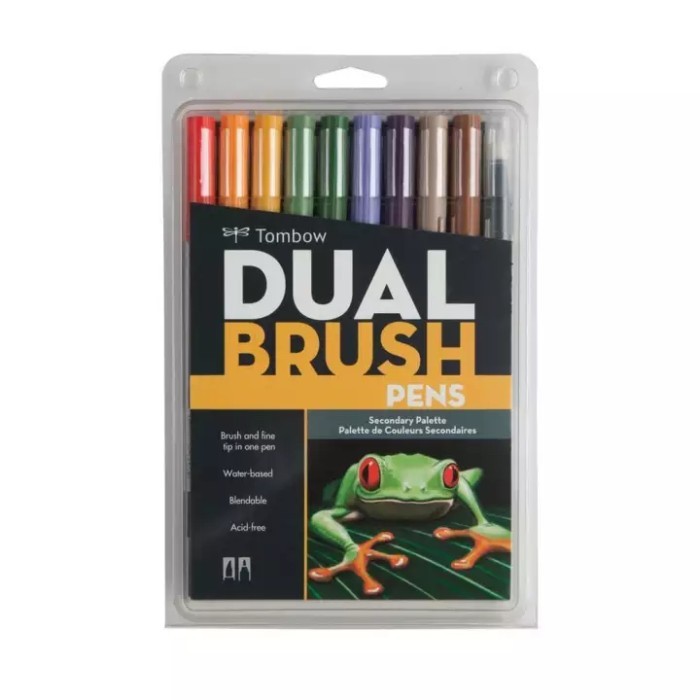 

T E R B A R U Tombow ABT Dual Brush Secondary Set 10 Paletye