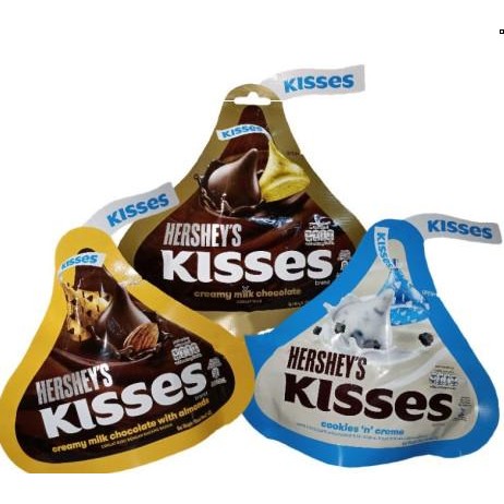 

Hersheys Kisses Milk Chocolate Cookie And Creme Almond 146G