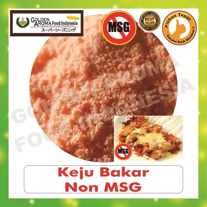 

Lhiu - Bumbu Tabur Keju Bakar Non Msg 1 Kg Bubuk Grilled Cheese Powder Gafi