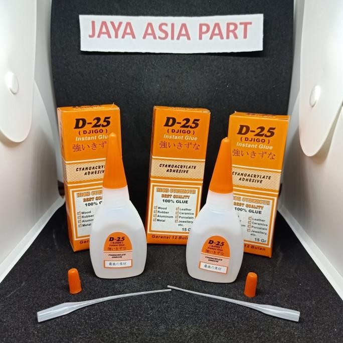 

(JAYAA) LEM KOREA INSTANT GLUE/POWER GLUE D-25 (DJIGO) 15GR