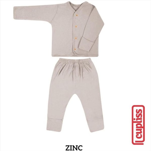 Zinc Little Palmerhaus Button Tee Long Sleeve Baju Bayi *