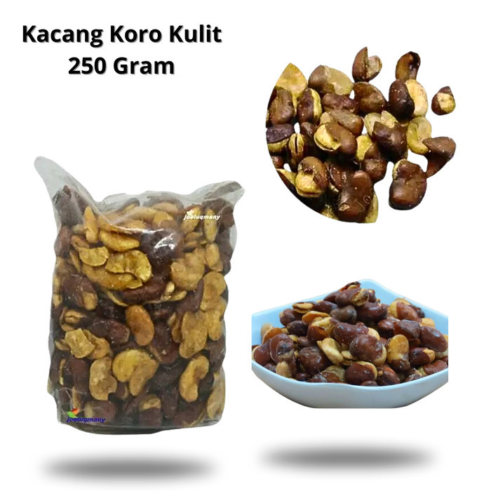 

Cemilan Gurih kacang Koro Kulit 250 gram COD