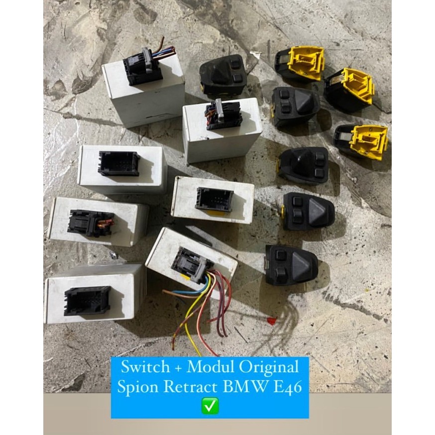 MODUL + SWITCH SPION RETRACT ORIGINAL BMW E46
