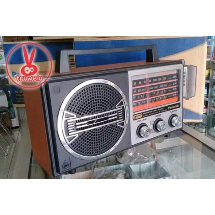 TERLARIS Radio Kayu Jadul Klasik Merk Panasonic