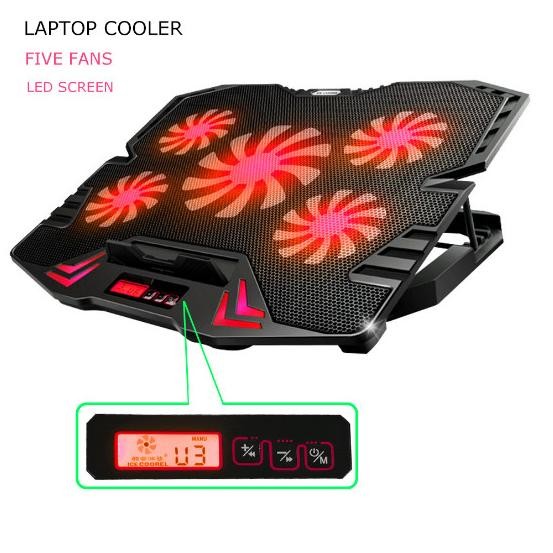Baru Cooling Pad Laptop 5 Fan Pendingin Laptop Promo