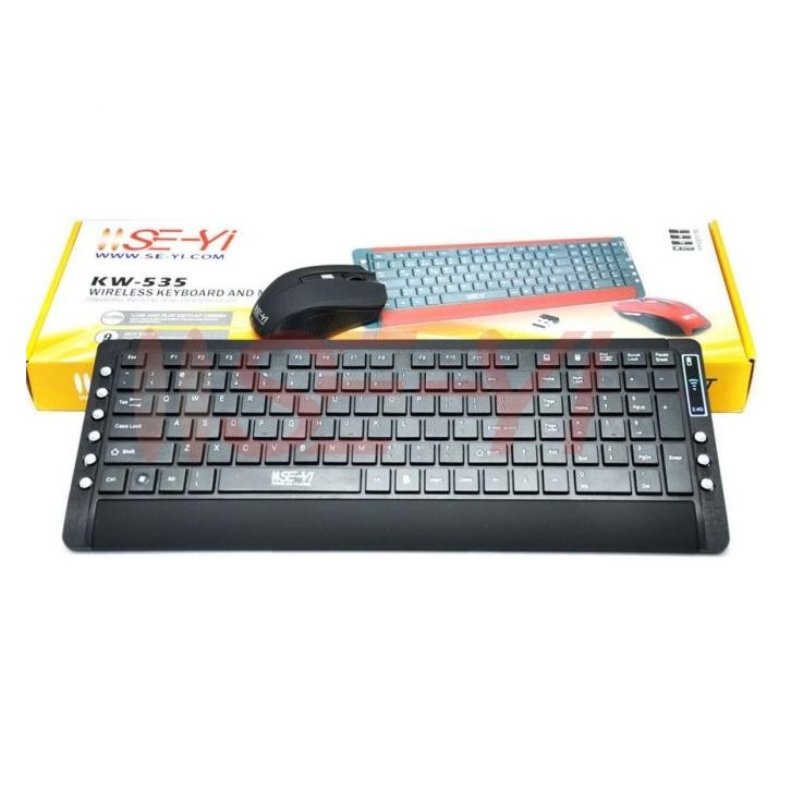Komponen Komputer Keyboard/Mouse Wireless Se-Yi Kw-535