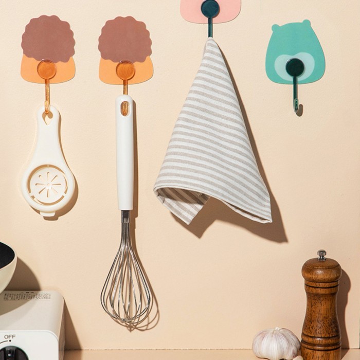 FLASH SALE TEMPELAN GANTUNGAN TEMBOK KUAT HOOK HANGER DINDING LEMARI PINTU DAPUR